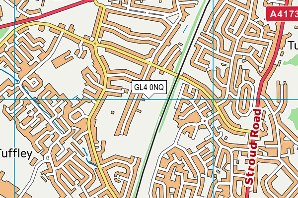 GL4 0NQ map - OS VectorMap District (Ordnance Survey) GL4 0NQ map - OS VectorMap District (Ordnance Survey)