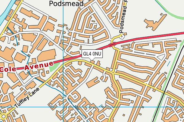 GL4 0NU map - OS VectorMap District (Ordnance Survey) GL4 0NU map - OS VectorMap District (Ordnance Survey)