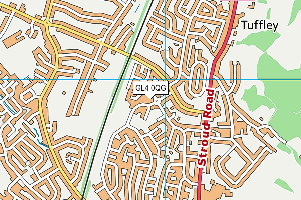 GL4 0QG map - OS VectorMap District (Ordnance Survey) GL4 0QG map - OS VectorMap District (Ordnance Survey)
