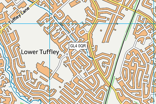 GL4 0QR map - OS VectorMap District (Ordnance Survey) GL4 0QR map - OS VectorMap District (Ordnance Survey)