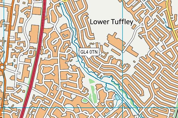 GL4 0TN map - OS VectorMap District (Ordnance Survey) GL4 0TN map - OS VectorMap District (Ordnance Survey)