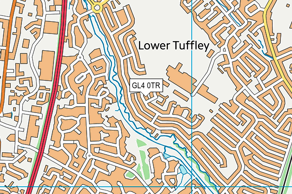 GL4 0TR map - OS VectorMap District (Ordnance Survey) GL4 0TR map - OS VectorMap District (Ordnance Survey)