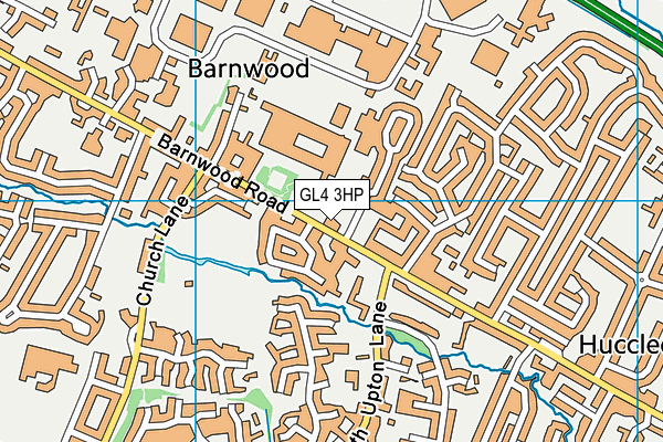 GL4 3HP map - OS VectorMap District (Ordnance Survey) GL4 3HP map - OS VectorMap District (Ordnance Survey)