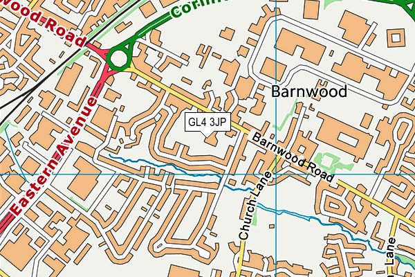 GL4 3JP map - OS VectorMap District (Ordnance Survey) GL4 3JP map - OS VectorMap District (Ordnance Survey)
