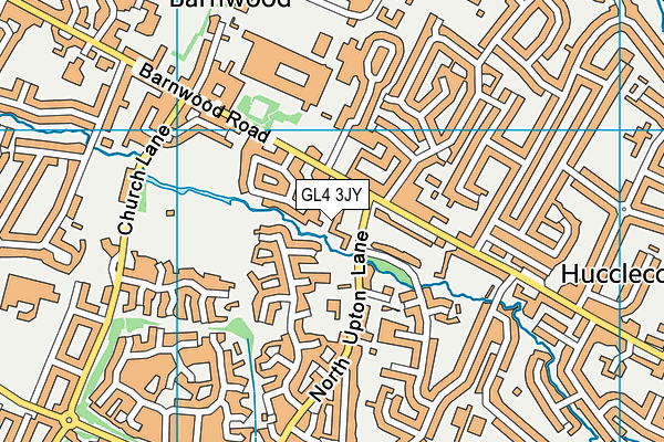 GL4 3JY map - OS VectorMap District (Ordnance Survey) GL4 3JY map - OS VectorMap District (Ordnance Survey)