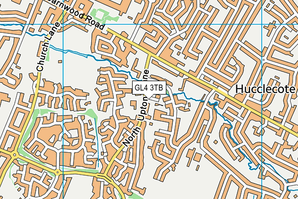 GL4 3TB map - OS VectorMap District (Ordnance Survey) GL4 3TB map - OS VectorMap District (Ordnance Survey)