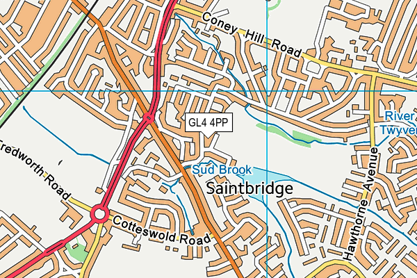 GL4 4PP map - OS VectorMap District (Ordnance Survey) GL4 4PP map - OS VectorMap District (Ordnance Survey)