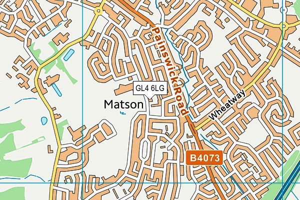 GL4 6LG map - OS VectorMap District (Ordnance Survey) GL4 6LG map - OS VectorMap District (Ordnance Survey)