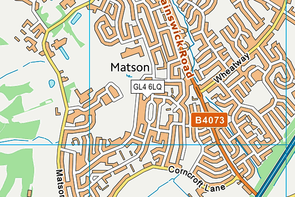 GL4 6LQ map - OS VectorMap District (Ordnance Survey) GL4 6LQ map - OS VectorMap District (Ordnance Survey)