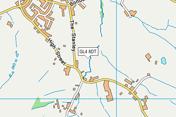 GL4 8DT map - OS VectorMap District (Ordnance Survey) GL4 8DT map - OS VectorMap District (Ordnance Survey)
