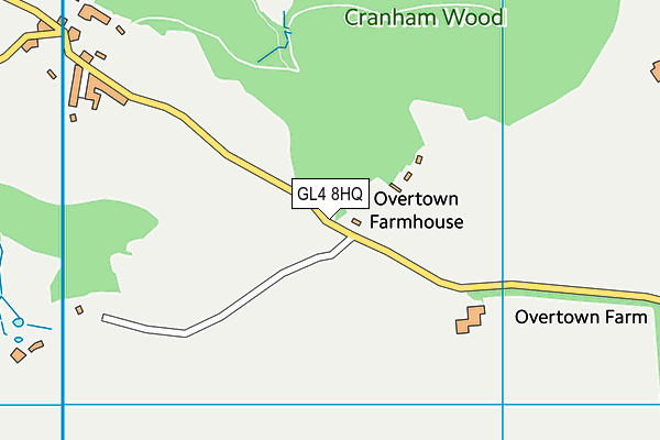 GL4 8HQ map - OS VectorMap District (Ordnance Survey) GL4 8HQ map - OS VectorMap District (Ordnance Survey)