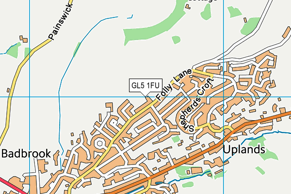 GL5 1FU map - OS VectorMap District (Ordnance Survey) GL5 1FU map - OS VectorMap District (Ordnance Survey)