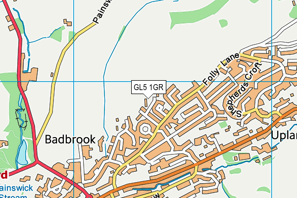 GL5 1GR map - OS VectorMap District (Ordnance Survey) GL5 1GR map - OS VectorMap District (Ordnance Survey)