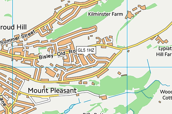 GL5 1HZ map - OS VectorMap District (Ordnance Survey) GL5 1HZ map - OS VectorMap District (Ordnance Survey)