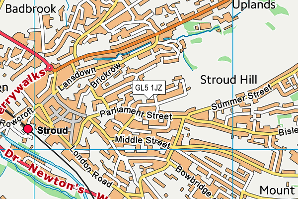 GL5 1JZ map - OS VectorMap District (Ordnance Survey) GL5 1JZ map - OS VectorMap District (Ordnance Survey)