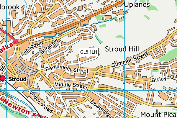 GL5 1LH map - OS VectorMap District (Ordnance Survey) GL5 1LH map - OS VectorMap District (Ordnance Survey)
