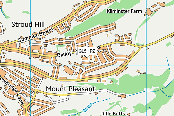 GL5 1PZ map - OS VectorMap District (Ordnance Survey) GL5 1PZ map - OS VectorMap District (Ordnance Survey)