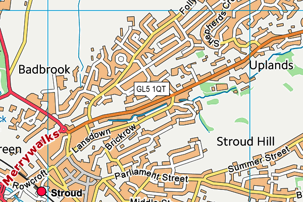 GL5 1QT map - OS VectorMap District (Ordnance Survey) GL5 1QT map - OS VectorMap District (Ordnance Survey)