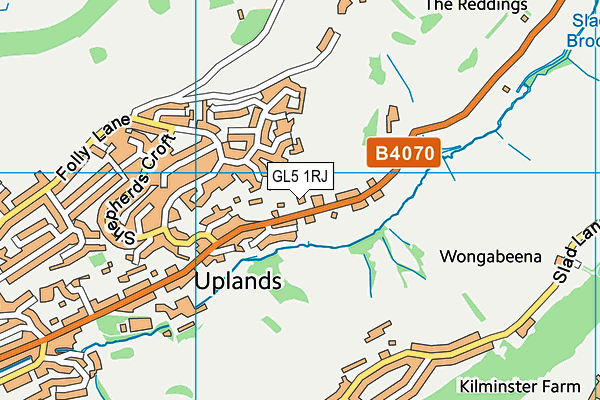 GL5 1RJ map - OS VectorMap District (Ordnance Survey) GL5 1RJ map - OS VectorMap District (Ordnance Survey)