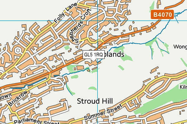 GL5 1RQ map - OS VectorMap District (Ordnance Survey) GL5 1RQ map - OS VectorMap District (Ordnance Survey)