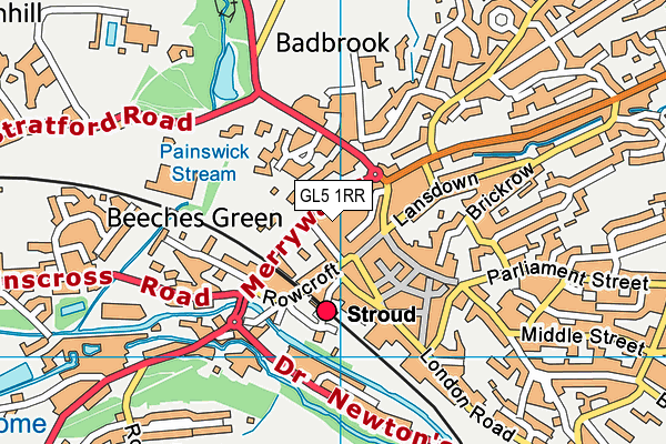 GL5 1RR map - OS VectorMap District (Ordnance Survey) GL5 1RR map - OS VectorMap District (Ordnance Survey)