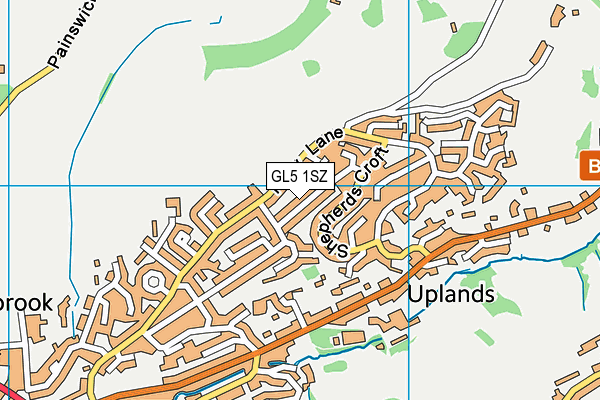 GL5 1SZ map - OS VectorMap District (Ordnance Survey) GL5 1SZ map - OS VectorMap District (Ordnance Survey)