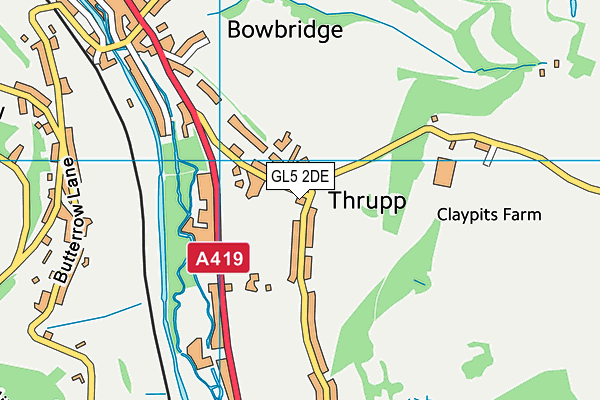 GL5 2DE map - OS VectorMap District (Ordnance Survey) GL5 2DE map - OS VectorMap District (Ordnance Survey)