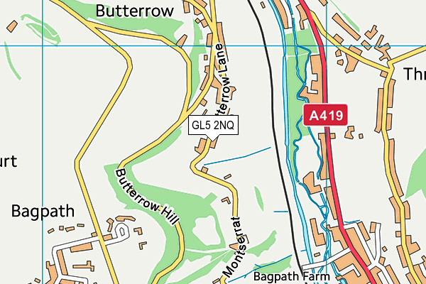 GL5 2NQ map - OS VectorMap District (Ordnance Survey) GL5 2NQ map - OS VectorMap District (Ordnance Survey)