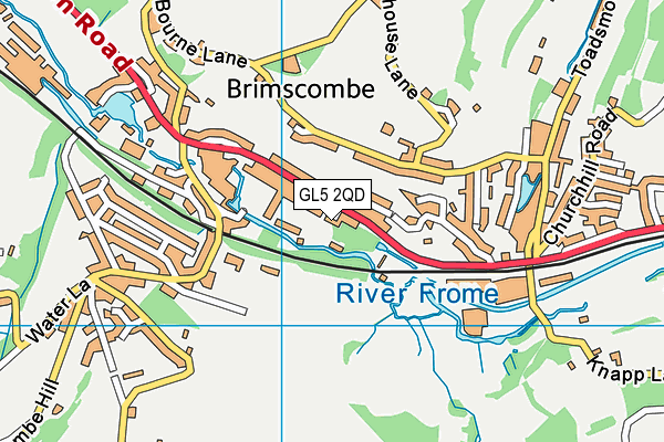 GL5 2QD map - OS VectorMap District (Ordnance Survey)