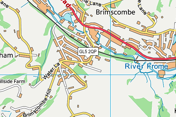 GL5 2QP map - OS VectorMap District (Ordnance Survey) GL5 2QP map - OS VectorMap District (Ordnance Survey)