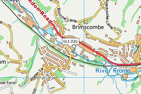 GL5 2QQ map - OS VectorMap District (Ordnance Survey) GL5 2QQ map - OS VectorMap District (Ordnance Survey)