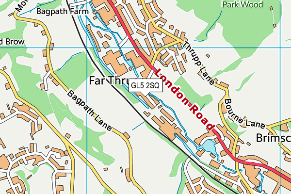 GL5 2SQ map - OS VectorMap District (Ordnance Survey) GL5 2SQ map - OS VectorMap District (Ordnance Survey)