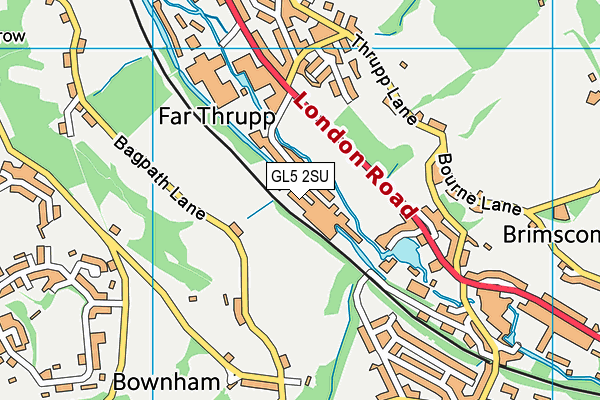 GL5 2SU map - OS VectorMap District (Ordnance Survey) GL5 2SU map - OS VectorMap District (Ordnance Survey)