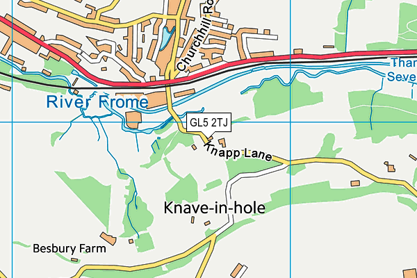 GL5 2TJ map - OS VectorMap District (Ordnance Survey) GL5 2TJ map - OS VectorMap District (Ordnance Survey)