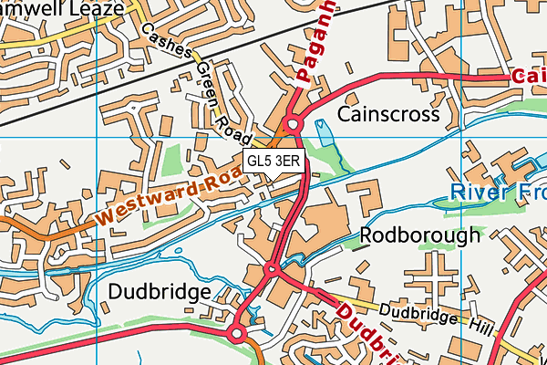 GL5 3ER map - OS VectorMap District (Ordnance Survey) GL5 3ER map - OS VectorMap District (Ordnance Survey)