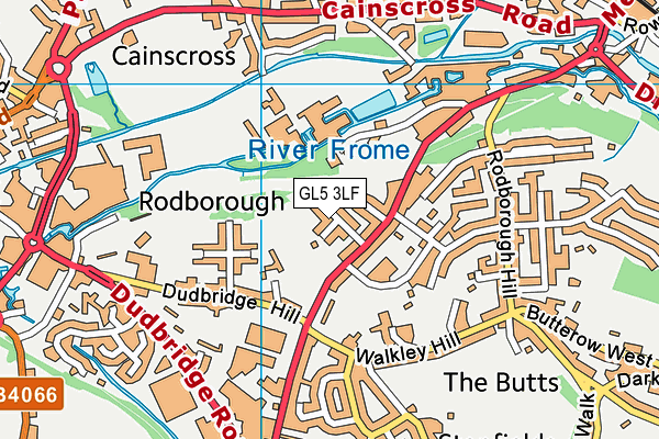 GL5 3LF map - OS VectorMap District (Ordnance Survey) GL5 3LF map - OS VectorMap District (Ordnance Survey)