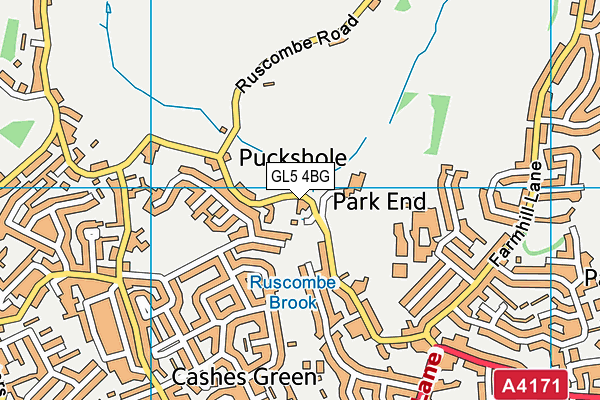 GL5 4BG map - OS VectorMap District (Ordnance Survey) GL5 4BG map - OS VectorMap District (Ordnance Survey)