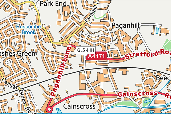 GL5 4HH map - OS VectorMap District (Ordnance Survey) GL5 4HH map - OS VectorMap District (Ordnance Survey)