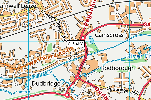 GL5 4HY map - OS VectorMap District (Ordnance Survey) GL5 4HY map - OS VectorMap District (Ordnance Survey)