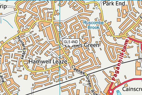 GL5 4ND map - OS VectorMap District (Ordnance Survey) GL5 4ND map - OS VectorMap District (Ordnance Survey)