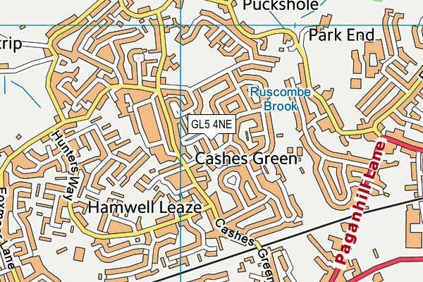 GL5 4NE map - OS VectorMap District (Ordnance Survey) GL5 4NE map - OS VectorMap District (Ordnance Survey)