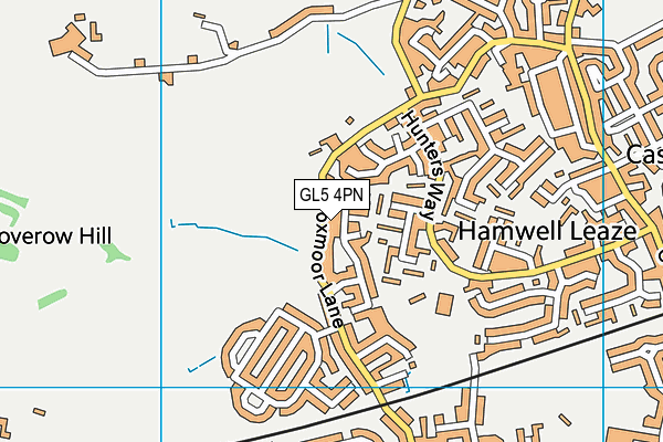 GL5 4PN map - OS VectorMap District (Ordnance Survey) GL5 4PN map - OS VectorMap District (Ordnance Survey)
