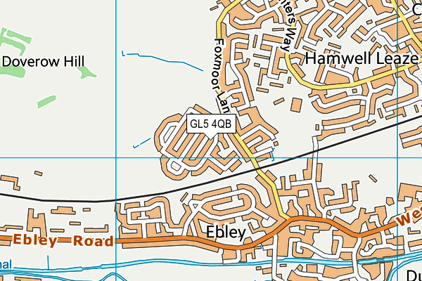 GL5 4QB map - OS VectorMap District (Ordnance Survey) GL5 4QB map - OS VectorMap District (Ordnance Survey)
