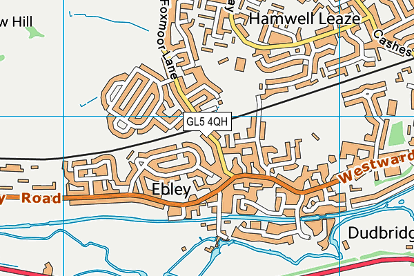 GL5 4QH map - OS VectorMap District (Ordnance Survey) GL5 4QH map - OS VectorMap District (Ordnance Survey)