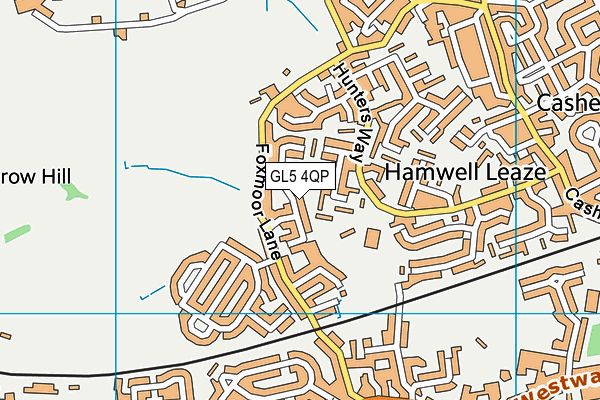 GL5 4QP map - OS VectorMap District (Ordnance Survey) GL5 4QP map - OS VectorMap District (Ordnance Survey)