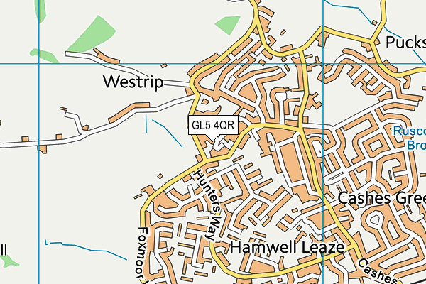 GL5 4QR map - OS VectorMap District (Ordnance Survey) GL5 4QR map - OS VectorMap District (Ordnance Survey)