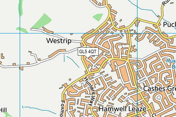 GL5 4QT map - OS VectorMap District (Ordnance Survey) GL5 4QT map - OS VectorMap District (Ordnance Survey)