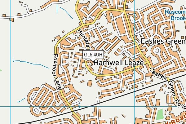 GL5 4UH map - OS VectorMap District (Ordnance Survey) GL5 4UH map - OS VectorMap District (Ordnance Survey)