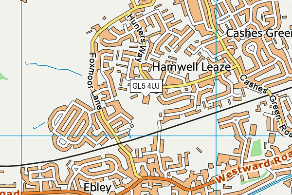 GL5 4UJ map - OS VectorMap District (Ordnance Survey) GL5 4UJ map - OS VectorMap District (Ordnance Survey)