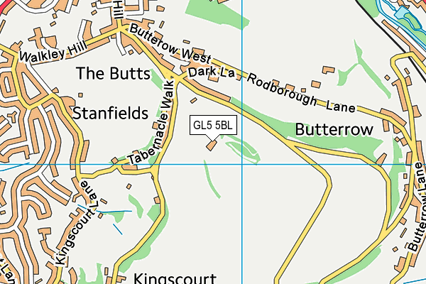 GL5 5BL map - OS VectorMap District (Ordnance Survey) GL5 5BL map - OS VectorMap District (Ordnance Survey)